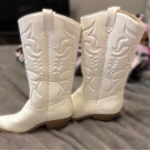 White Cowboy boots